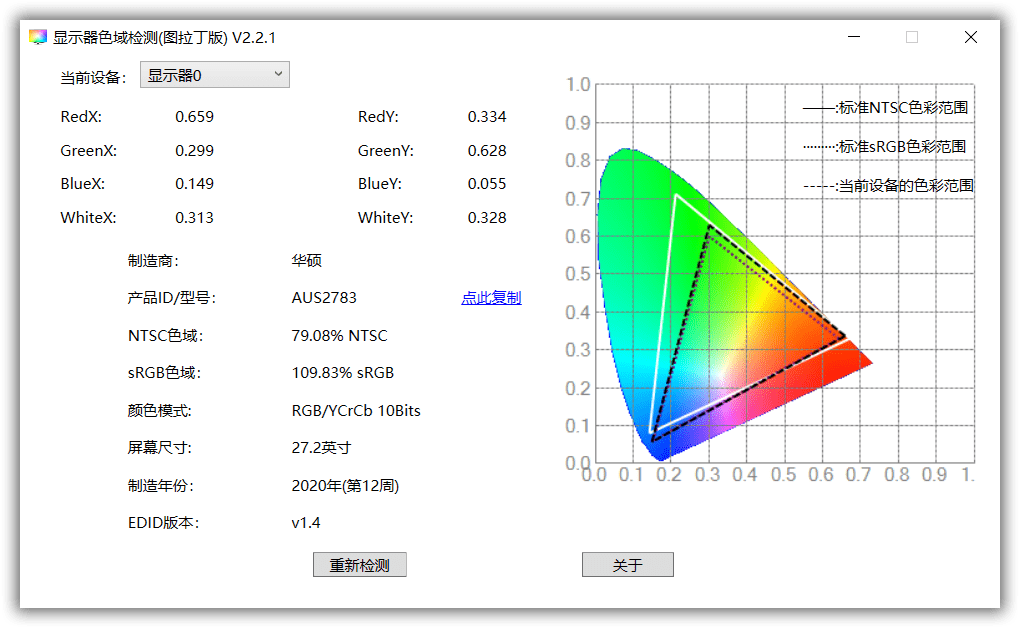 显示器色域检测工具 v2.2.1 图拉丁版